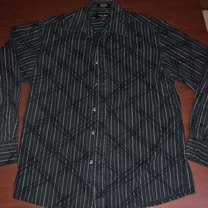 Eighty eight platinum long sleeve dress shirt M